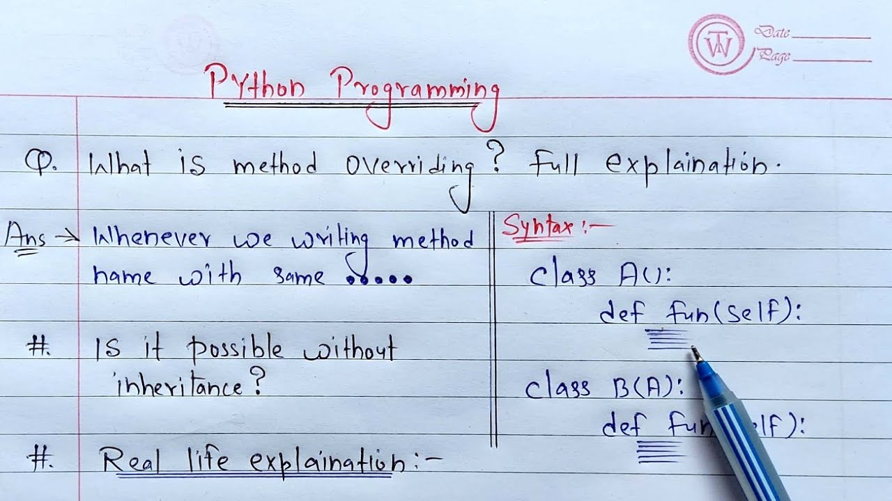 Python Method Overloading